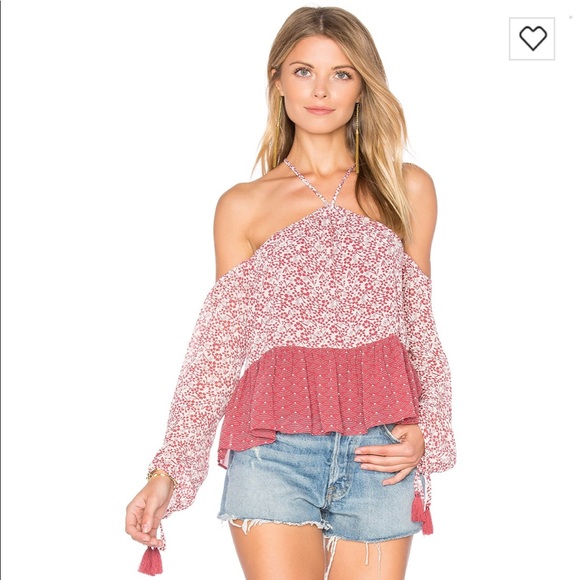 Tularosa Tops - Tularosa Syrah Blouse In Dusted Berry